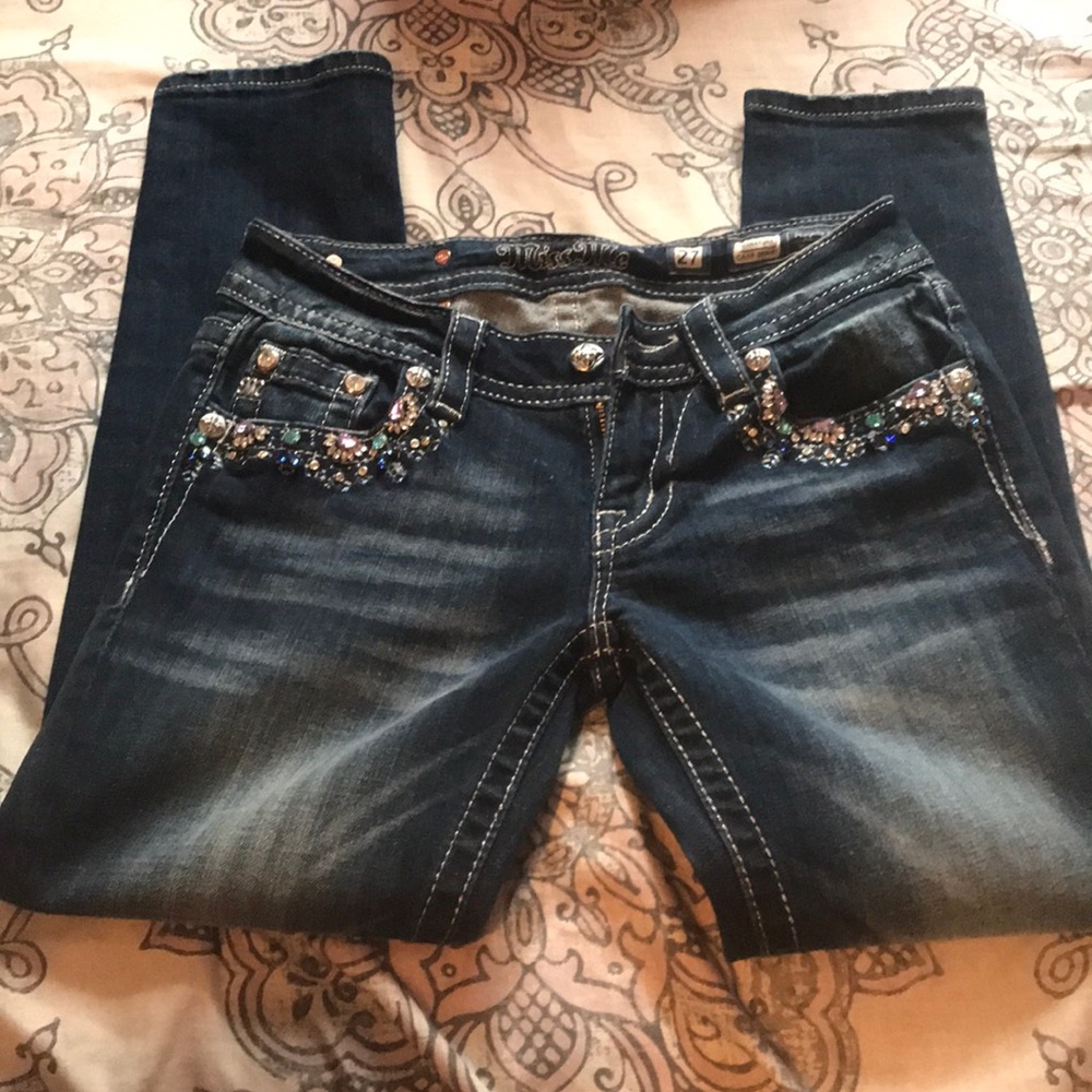 Miss me size 27 crop skinny